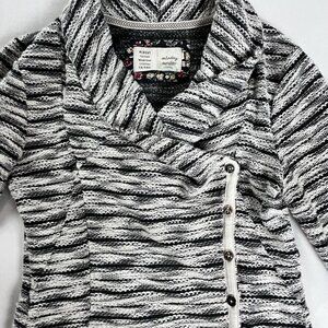 Anthropologie Saturday Sunday Cowl Knit Button Down Sidewinder Jacket Medium